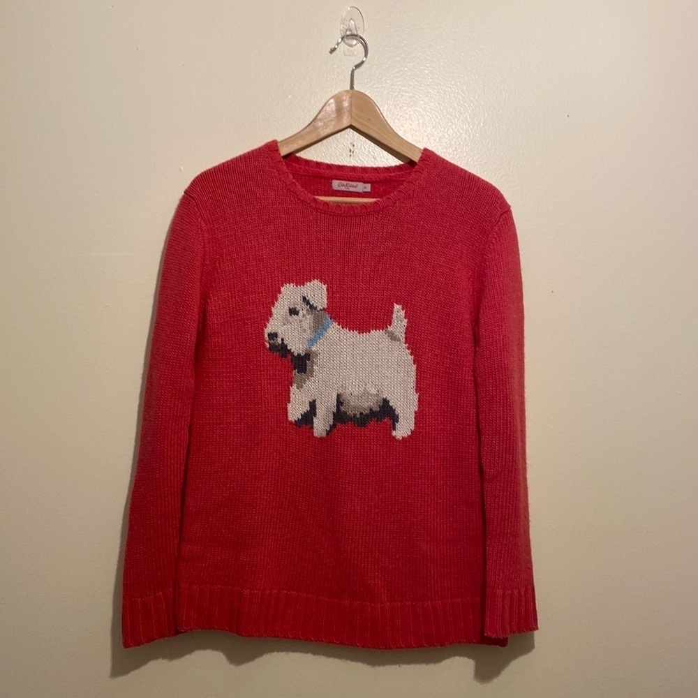 CATH KIDSTON LONDON WOOL ALPACA BLEND PRINTED SWEATER. Size Xs